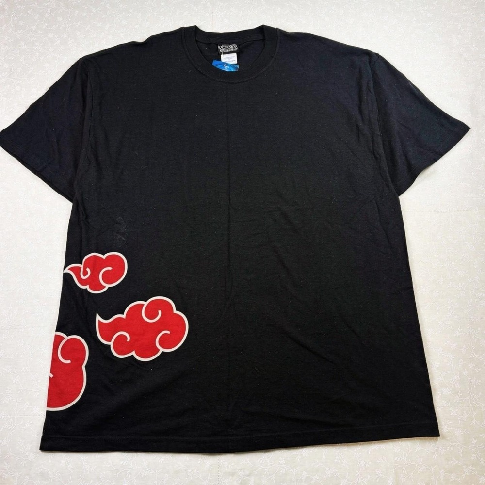 Y2K Naruto Shippuden Akatsuki Cloud T-Shirt Deadstock NWT/ Size XL